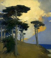Monterey Cypress by Arthur Frank Mathews