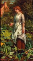 The Gardener's Daughter by Arthur Hughes