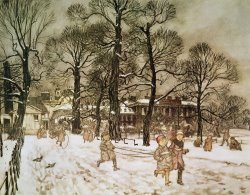 Winter in Kensington Gardens by Arthur Rackham