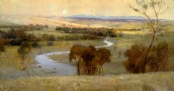 Still Glides The Stream, And Shall for Ever Glide by Arthur Streeton