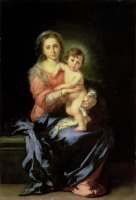 Madonna And Child by Bartolome Esteban Murillo