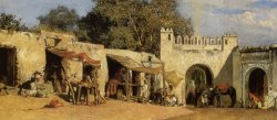An Arab Market by Benjamin Jean Joseph Constant