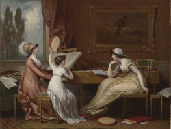 Three Ladies Making Music by Benjamin West