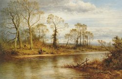 An English River by Benjamin Williams Leader