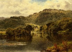 The Conway at Bettws Y Cord by Benjamin Williams Leader
