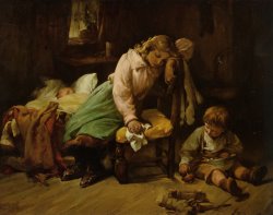 The Young Mother by Bernard De Hoog