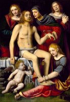 Lamentation Over The Dead Christ by Bernardino Luini