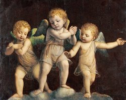 Three Cherubs by Bernardino Luini