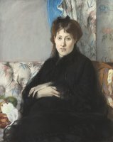 Portrait De Madame Edma Pontillon, Nee Edma Morisot, Soeur De L'artiste (portrait of Mme. Edma Pontillon, Nee Morisot, The Artist’s Sister) by Berthe Morisot