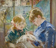 The Artists Daughter by Berthe Morisot