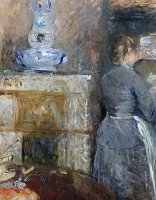 The Rouart S Dining Room by Berthe Morisot