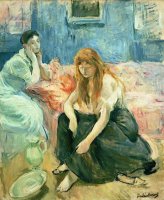Two Girls by Berthe Morisot