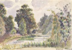 Pond at Kew Gardens by Camille Pissarro