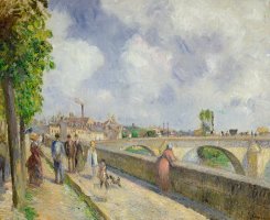 The Bridge at Pontoise by Camille Pissarro