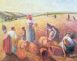 The Gleaners by Camille Pissarro