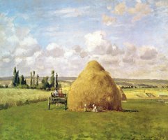 The Haystack by Camille Pissarro