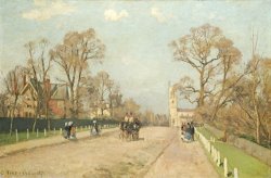 The Road to Sydenham by Camille Pissarro