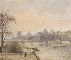 The Seine And The Louvre by Camille Pissarro