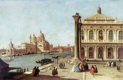 Entrance to Grand Canal, Venice by Canaletto