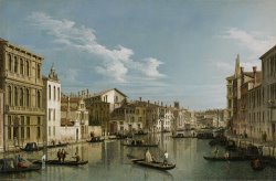 Grand Canal From Palazzo Flangini To Palazzo Bembo by Canaletto