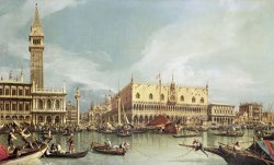 The Molo, Venice by Canaletto