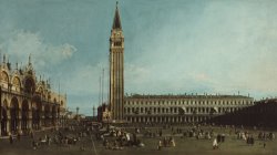 The Piazza San Marco, Venice by Canaletto