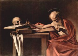 St Jerome Writing by Caravaggio