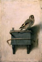 The Goldfinch 1654 by Carel Fabritius