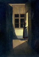 The Woman with The Candlestick by Caspar David Friedrich