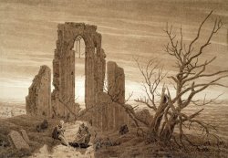 Winter (ink And Pencil on Paper) by Caspar David Friedrich