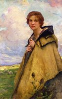 The Shepherdess by Charles Amable Lenoir