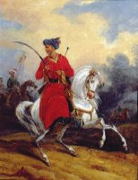 An Ottoman on Horseback by Charles Bellier