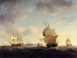 Shipping in The English Channel by Charles Brooking
