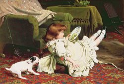 Time to Play by Charles Burton Barber