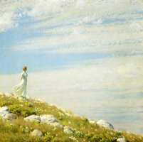 A Breezy Day by Charles Courtney Curran