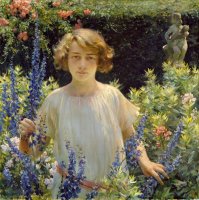 Betty Gallowhur (betty Newell) by Charles Courtney Curran