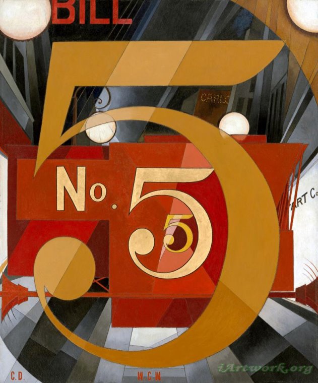 charles demuth the figure 5 in gold