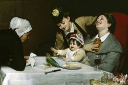 Merrymakers by Charles Emile Auguste Carolus Duran