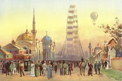 Along The Plaisance, From The World's Fair in Water Colors by Charles Graham