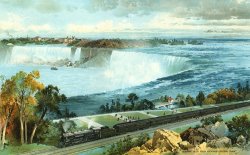 Niagara Falls From Michigan Central Train Poster by Charles Graham