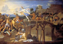 Horatius Cocles Defending The Bridge by Charles Le Brun