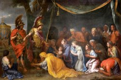 Les Reines De Perse Aux Pieds D'alexandre Dit Aussi La Tente De Darius by Charles Le Brun