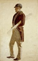 Sandy Pirrie, Active 1847. Golfer by Charles Lees