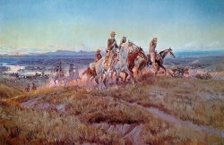 Riders of the Open Range by Charles Marion Russell