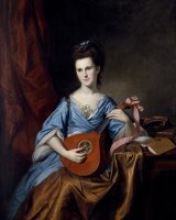 Portrait of Mrs Benjamin Rush (julia Stockton) by Charles Willson Peale