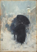 A New York Blizzard by Childe Hassam