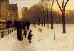 Boston Common at Twilight by Childe Hassam