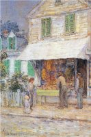 Provincial Town by Childe Hassam