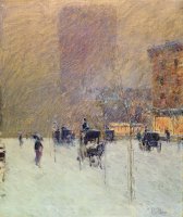 Winter Afternoon in New York by Childe Hassam