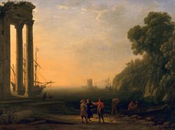 View of Seaport by Claude Lorrain